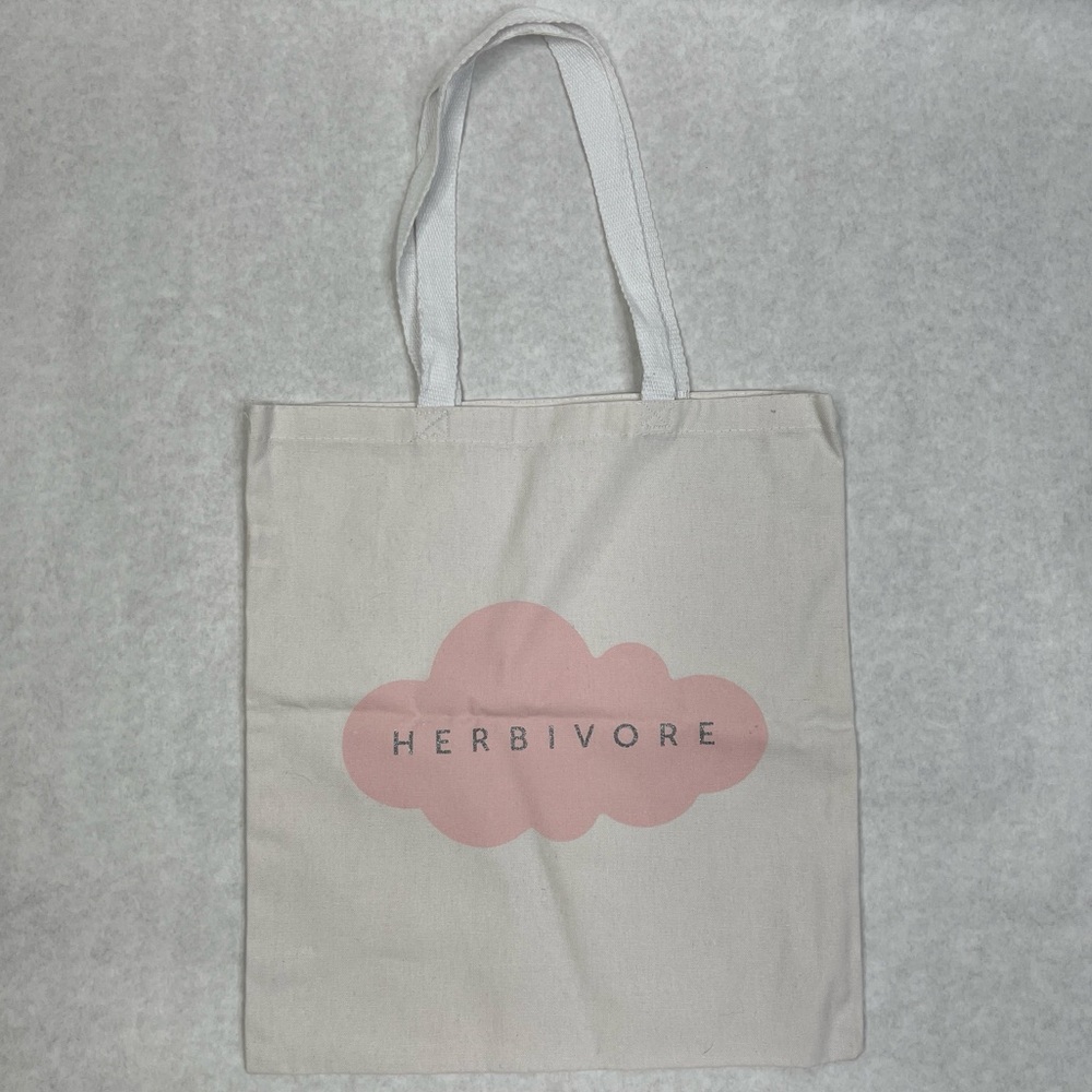 HERBIVORE BOTANICALS Pink Cloud Tote Bag